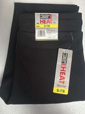 32 Degrees HEAT Kids Fleece TEC Joggers Pant NWT SIZE: S-7/8 COLOR:BLACK NEW